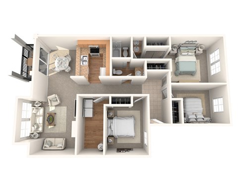 Yarrowood Highlands 3 Bed 1 Bath Floor Plan